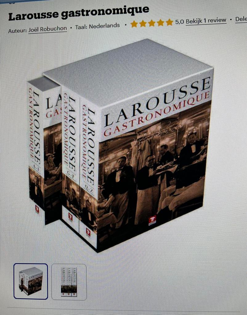 ‘s Werelds grootste kookencyclopedie Larousse, Ophalen, Nieuw