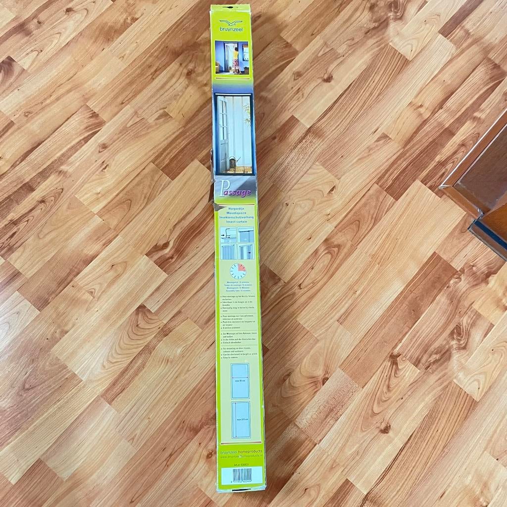 Nieuw Bruynzeel Horgordijn - 95x215 cm, Doe-het-zelf en Verbouw, Deuren en Horren, 80 tot 100 cm, 215 cm of meer, Hordeur, Nieuw