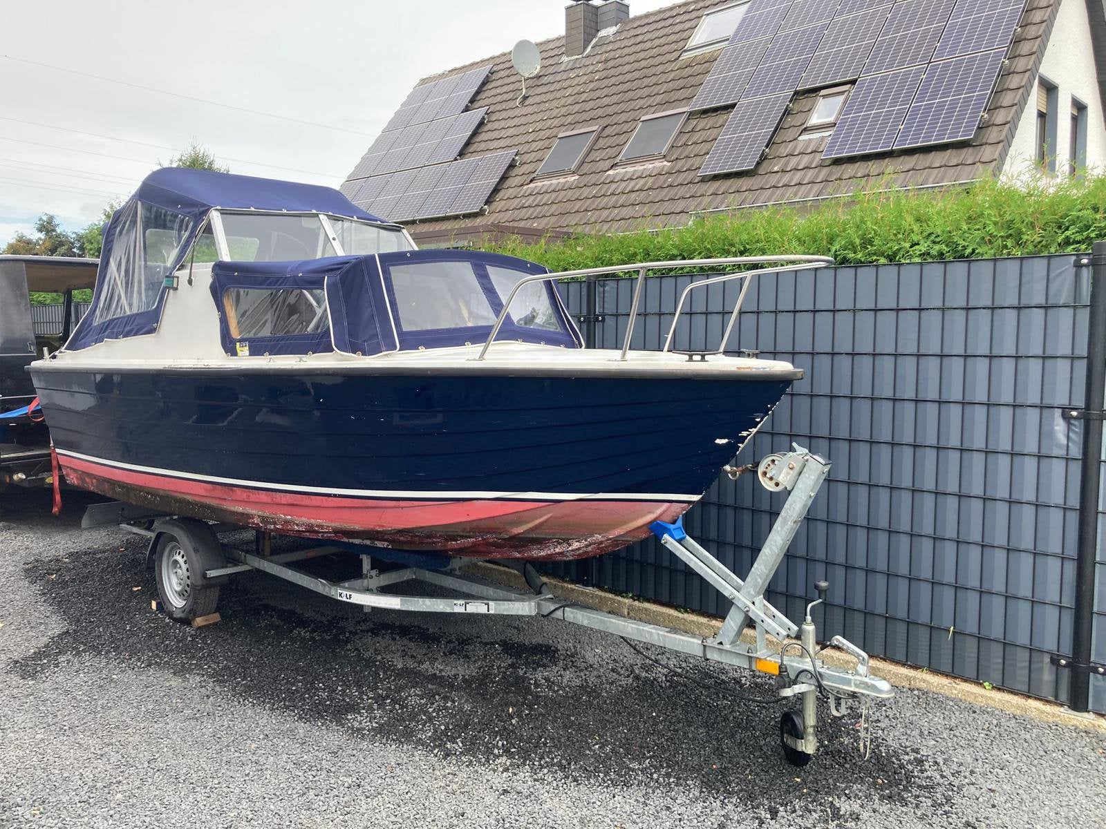 Complete Motorkruiser 25 PK Mercury 4 Takt & Trailer, Watersport en Boten, Overige merken, Gebruikt, 1.90 meter, Buitenboordmotor