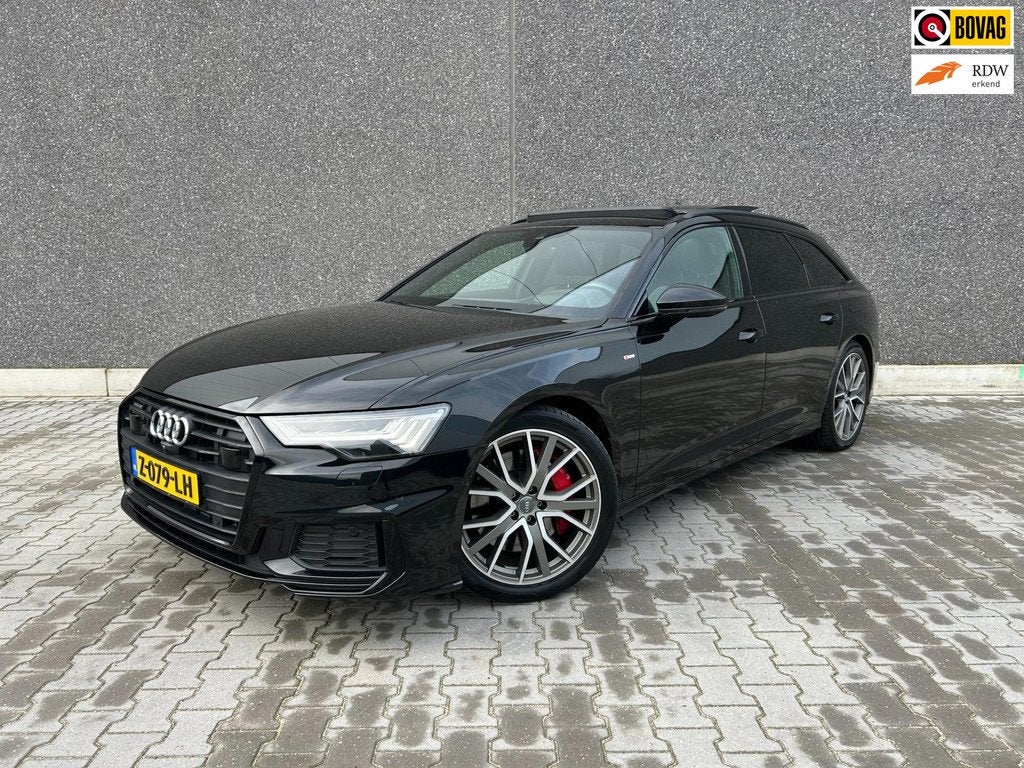 Audi A6 Avant 55 TFSI e quattro Competition S-Line | 367 PK, Gebruikt, Zwart, Vierwielaandrijving, 129 €/maand
