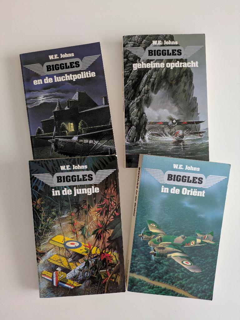 Gratis: boekenserie Biggles door W.E. Johns, Ophalen, Gelezen, W.E. Johns
