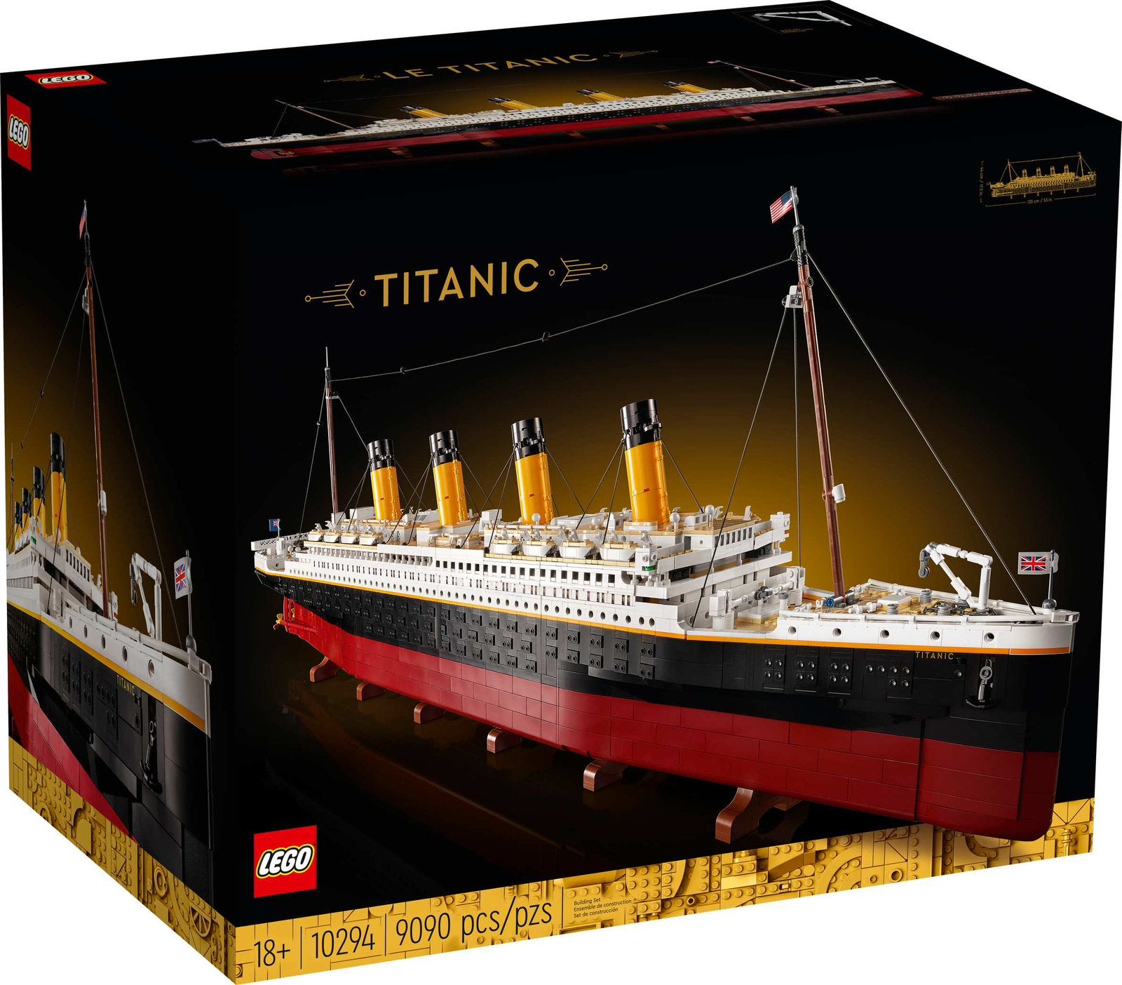 Titanic ( set 10294 ), Ophalen, Lego, Zo goed als nieuw, Compleet