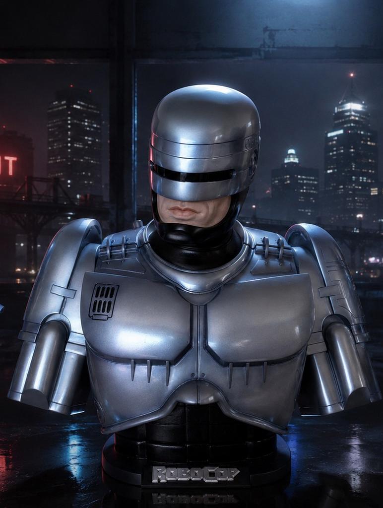 Robocop beeld 1:1 ✅ Uniek - ZEER groot, Verzamelen, Beelden en Beeldjes, Ophalen, Zo goed als nieuw