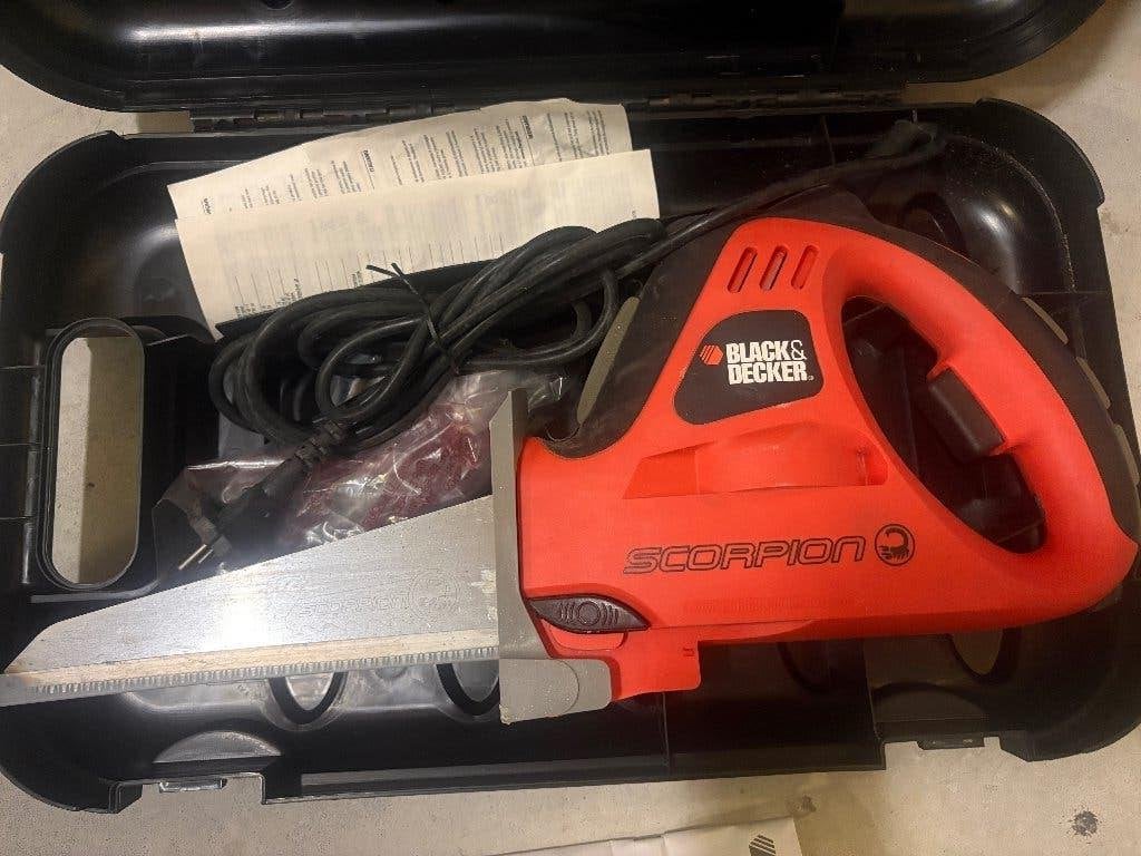 Black & Decker Reciprozaag KS890GTK, Zeer nette staat, 70 mm of meer, 600 tot 1200 watt, Ophalen of Verzenden, Reciprozaag