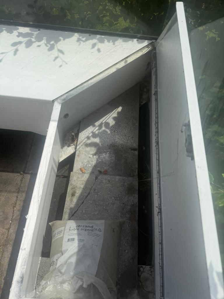 Mooie windvanger/terrasafscheiding te koop, Tuin en Terras, Ophalen, Gebruikt, Overige typen