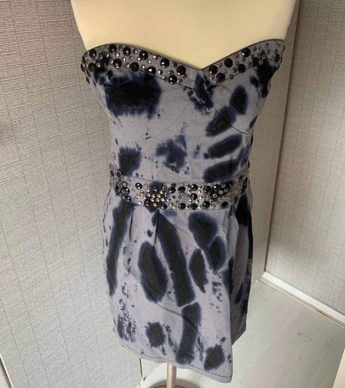 Mooi strapless jurkje Coolcat maat L, Zwart, Maat 42/44 (L), Nieuw, Ophalen of Verzenden