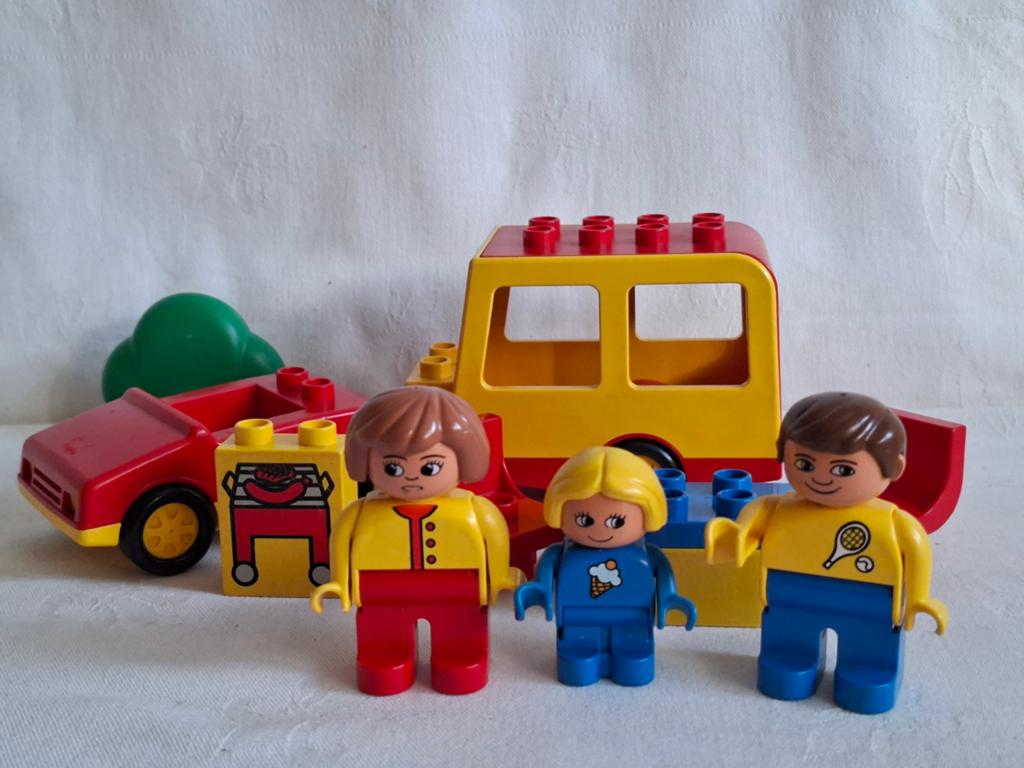 Vintage Duplo set 2630 Camping " op vakantie ", Gebruikt, Ophalen of Verzenden, Duplo, Complete set