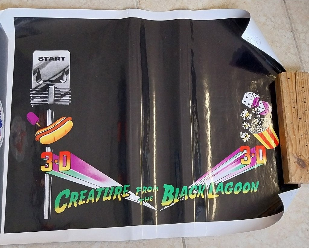 Te Koop: sticker Bally Creature from the Black Lagoon, Bally, Ophalen of Verzenden, Dot-matrix, Nieuw
