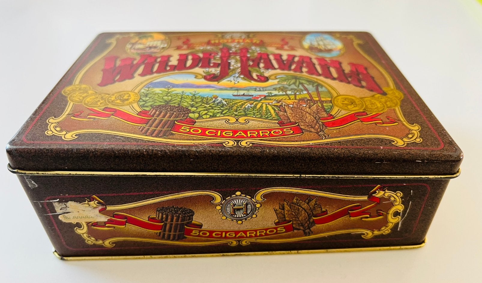 Nederlandse sigarenkist Wilde Havana , Hofnar., Verzamelen, Ophalen of Verzenden, Zo goed als nieuw, Overige