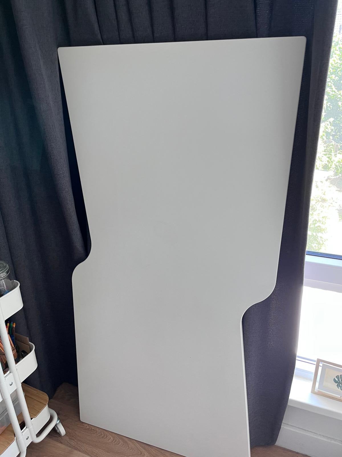 Tafelcombinatie ikea Bekant blad Nipen poten, Huis en Inrichting, Bureaus, Gebruikt, IKEA, 75 cm, Wit