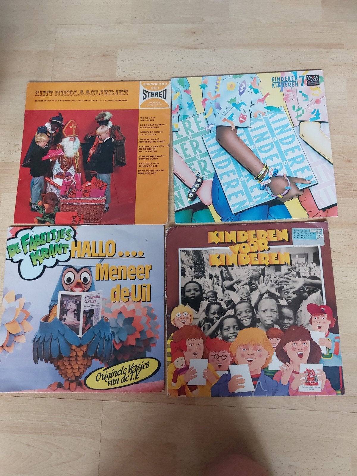 Kinder LP's:Sinterklaas, Fabeltjeskrant, Kinderen voor Kinde, Cd's en Dvd's, LP, Gebruikt, 6 tot 9 jaar, Ophalen of Verzenden