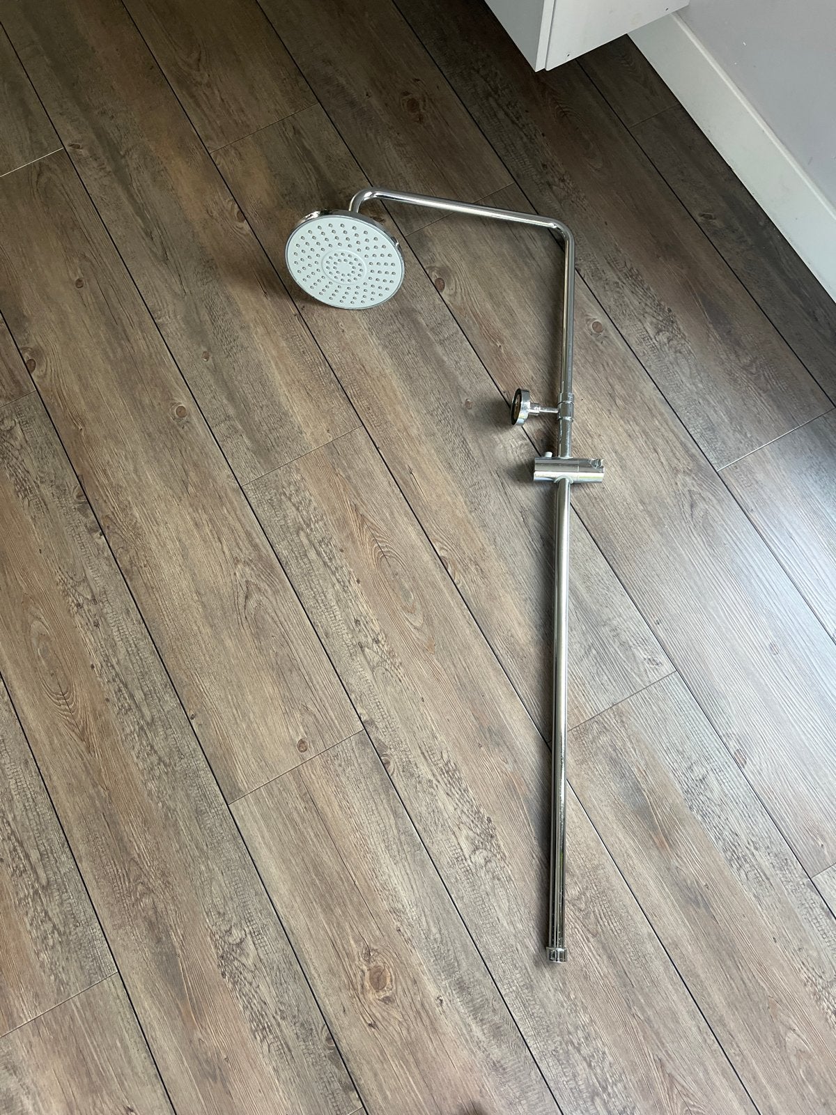 Doucheset met regendouche, Doe-het-zelf en Verbouw, Sanitair, Ophalen, Zo goed als nieuw, Chroom, Douche