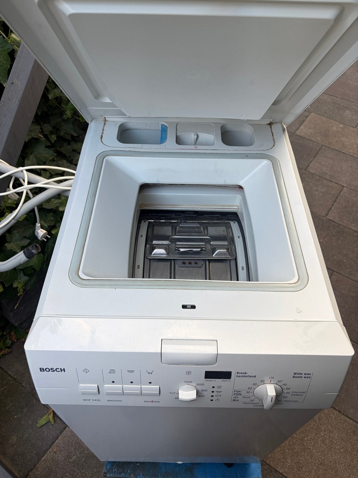 Bosch Bovenlader Wasmachine WOP2430NL - Goed Werkend, Witgoed en Apparatuur, Wasmachines, Gebruikt, Bovenlader, Ophalen of Verzenden