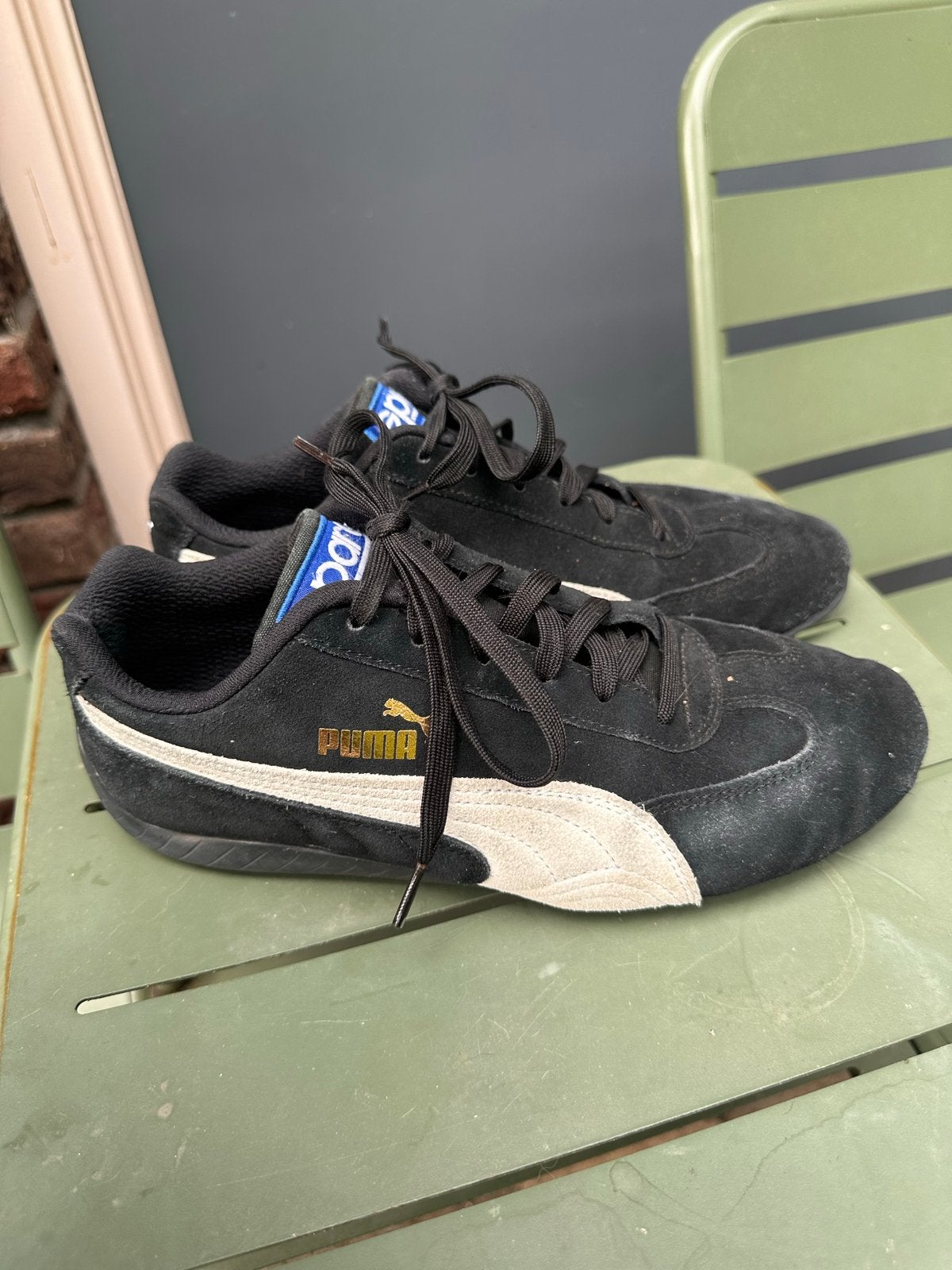 Puma Sparco Herenschoenen Suède Zwart Maat 40,5, Zwart, Ophalen of Verzenden, Sneakers of Gympen, Gedragen