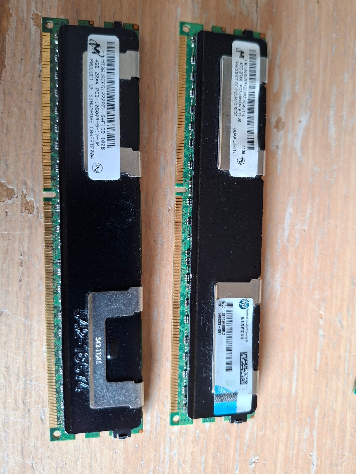 HP 4GB DDR3 RAM Geheugenmodules (2x 2GB), Gebruikt, Server, DDR3, Ophalen of Verzenden