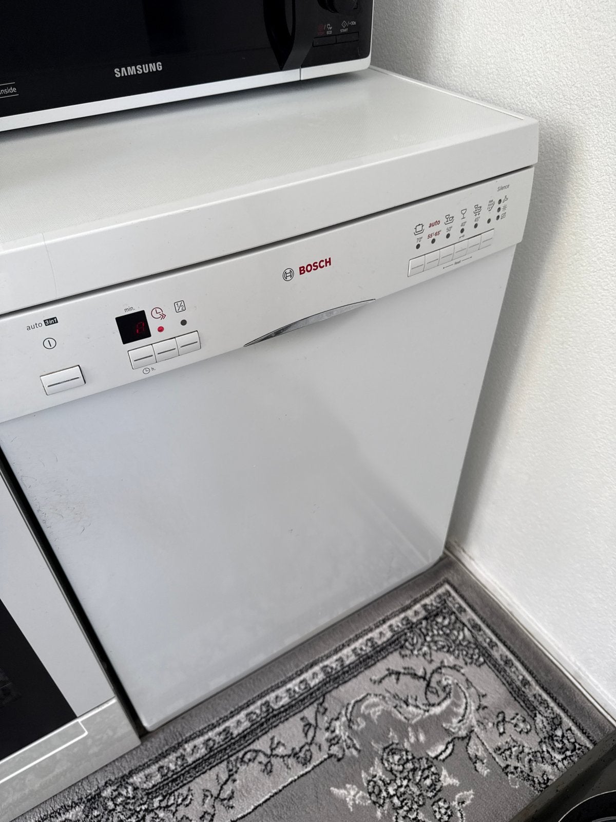 Bosch Vrijstaande Vaatwasser, Witgoed en Apparatuur, Vaatwasmachines, Ophalen, 60 cm of meer, Eco programma, Zo goed als nieuw
