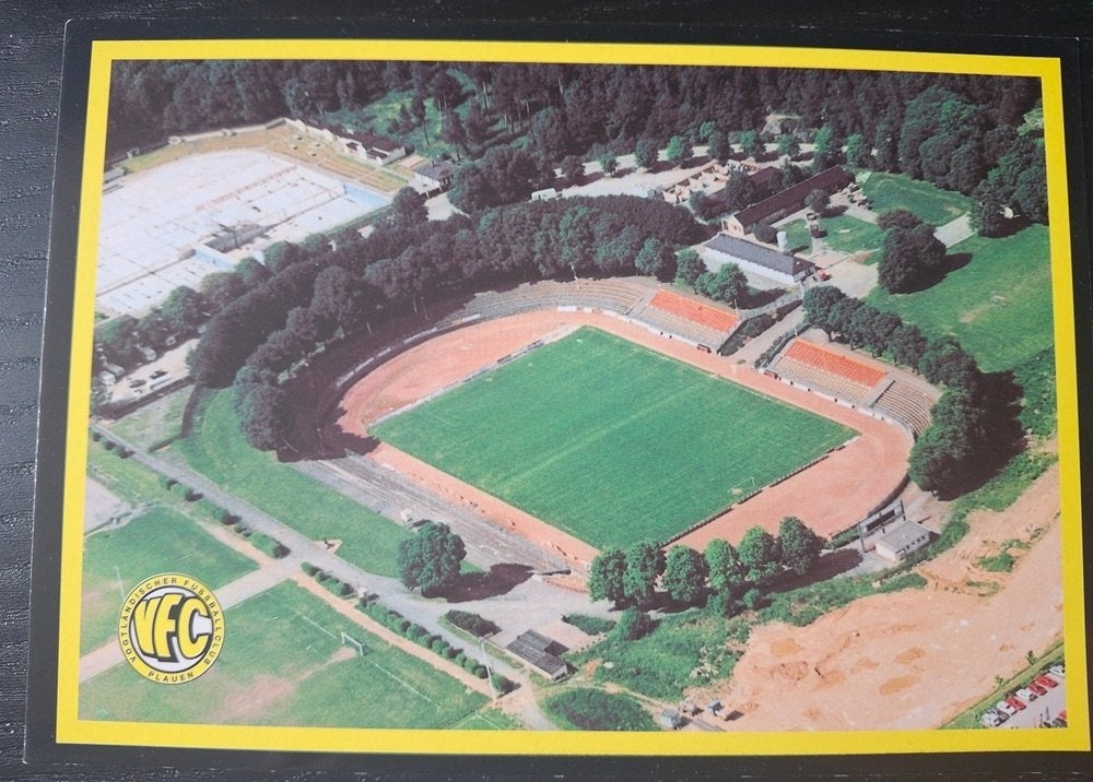 Stadion Ansichtkaart Plauen, Ophalen, Gebruikt, Buitenlandse clubs, Poster, Plaatje of Sticker