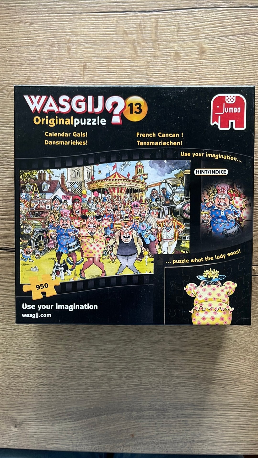 Wasgij Original puzzel 13 (Dansmariekes), Ophalen, 500 t/m 1500 stukjes, Zo goed als nieuw