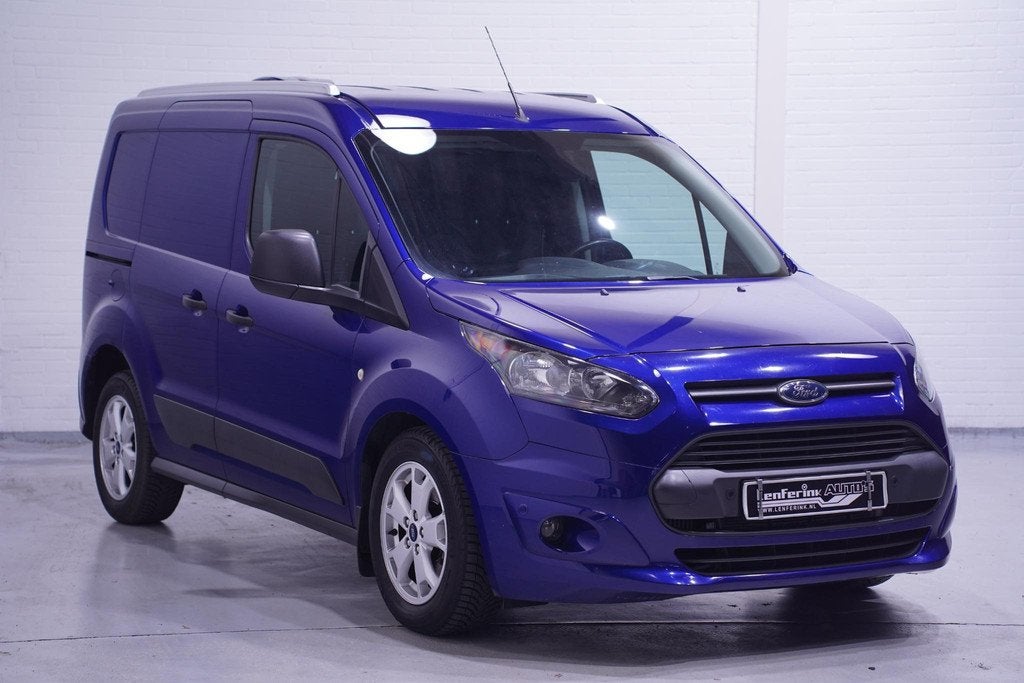 Ford Transit Connect 1.5 TDCI 120 pk Automaat Trend L1 Navi,, Auto's, Stof, Gebruikt, 4 cilinders, Blauw
