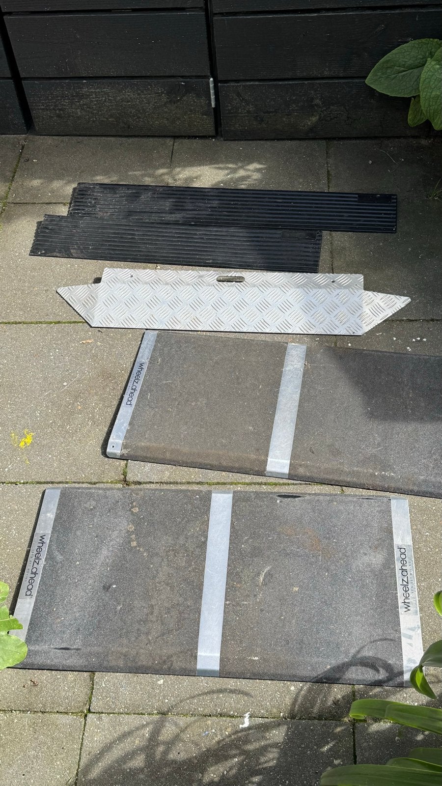 Drempel platen. Rollator of rolstoel drempels., Ophalen, Gebruikt