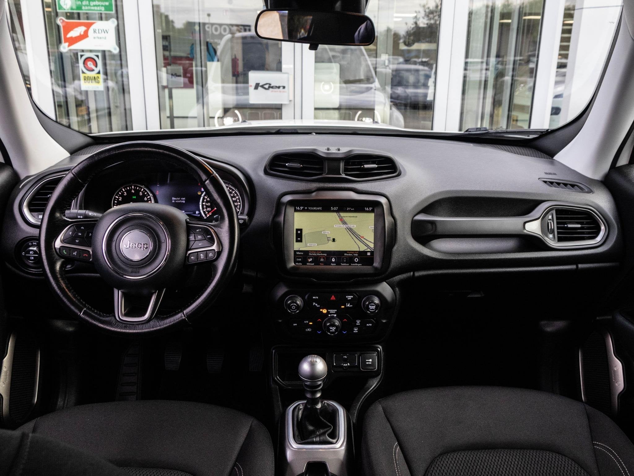 Jeep Renegade 1.0T Limited | Navigatie | PDC | Led | Cruise, Auto's, Voorwielaandrijving, Adaptive Cruise Control, Stof, Wit