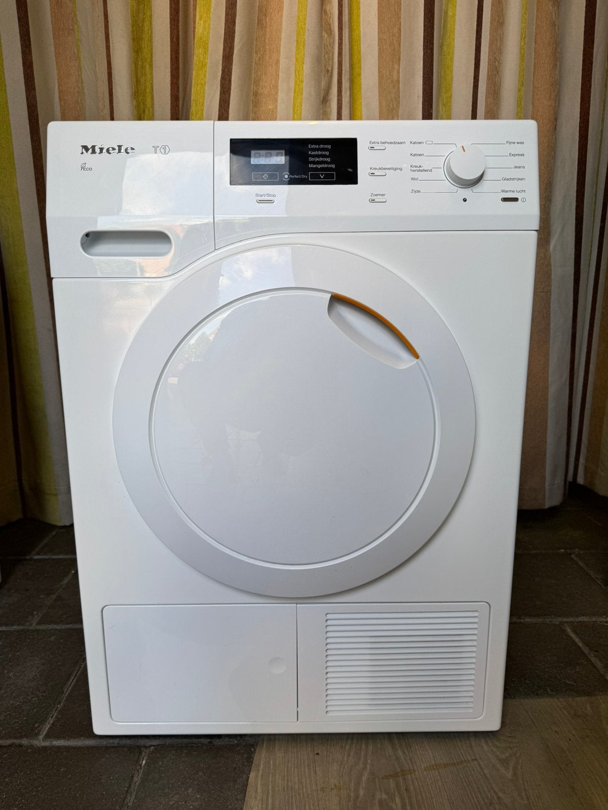 A+++ Droger | MIELE T1 | Schoon | Werkt Goed | 8 Kilo, Witgoed en Apparatuur, Wasdrogers, Ophalen, Gebruikt, 8 tot 10 kg, Voorlader