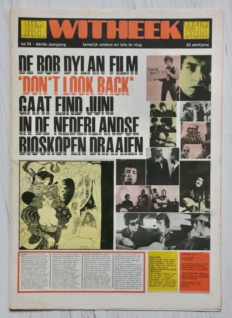 Hitweek nr 34 - 10 mei 1968, Boeken, Ophalen of Verzenden, Gelezen, Muziek, Film of Tv