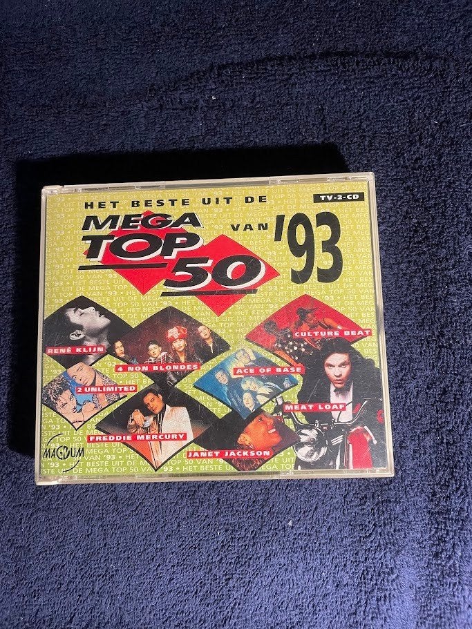 2 CD’s Het beste uit de Mega Top 50 van ‘93, Ophalen of Verzenden, Gebruikt, Pop