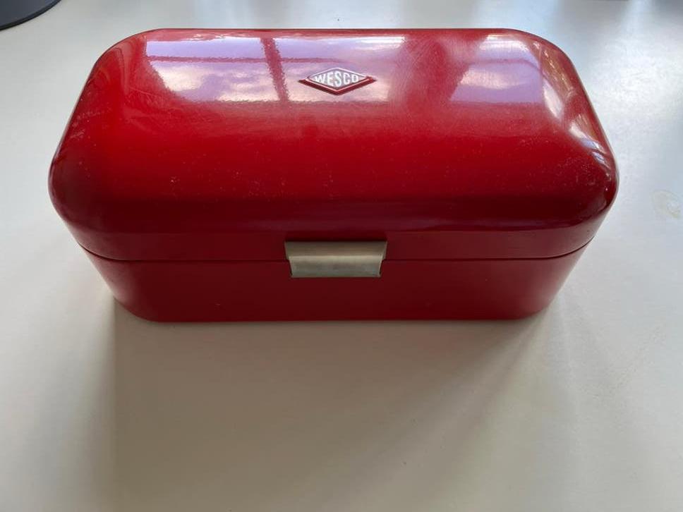 Wesco broodtrommel rood, Ophalen of Verzenden