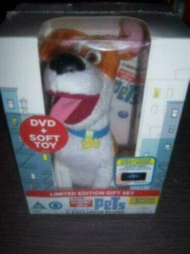HUISDIERGEHEIMEN DVD-Giftset (met soft toy) nieuw in seal , Avontuur, Verzenden, Alle leeftijden, Boxset