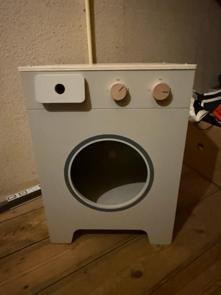 Kinder wasmachine, Ophalen