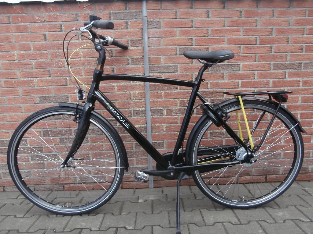 Zeer mooie Batavus Dinsdag X-Light 57 cm. Carbon voorvork, Ophalen, Gebruikt, Velgrem, Batavus