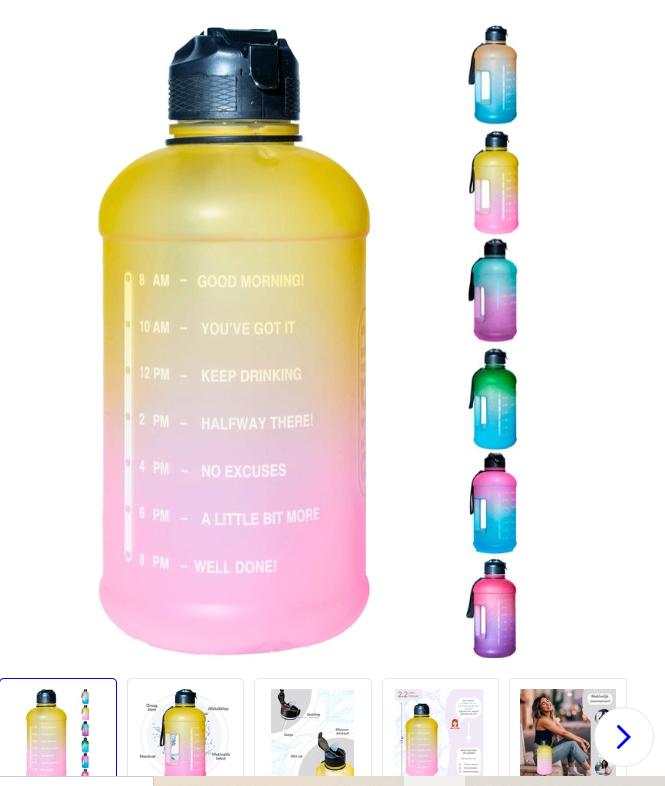 4x Waterfles - Drinkfles - Bidon, CIEPR - 2 Liter, Ophalen of Verzenden, Nieuw