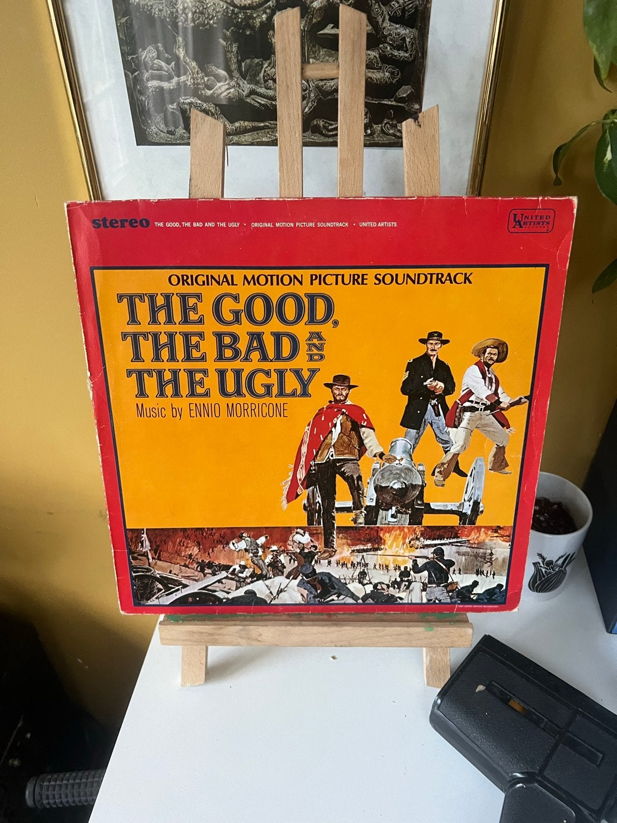 The Good, The Bad and The Ugly - Ennio Morricone LP, LP, Gebruikt, Soundtrack, Originele persing