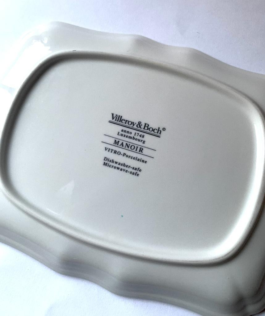 Villeroy & Boch Manoir Schaaltje rechthoekig 15x20cm, Ophalen of Verzenden, Overige stijlen, Porselein, Schaal of Schalen