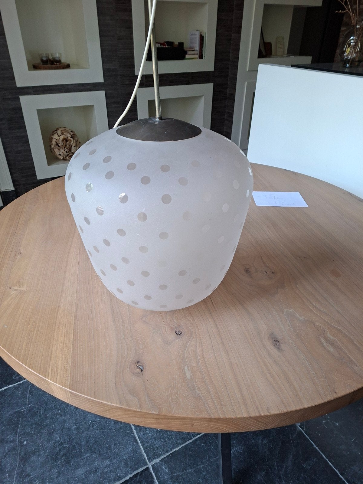 Stijlvolle vintage lamp uit concertgebouw, Ophalen
