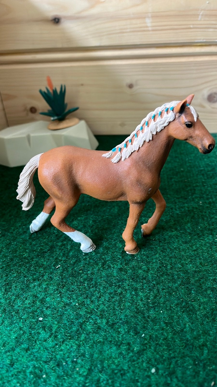 Schleich engels volbloed, Ophalen of Verzenden, Zo goed als nieuw, Paard, Beeldje of Figuurtje