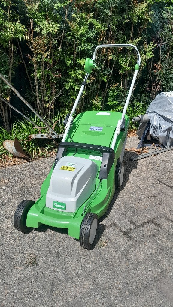 Viking me 443.1 elektrische grasmaaier met defect maaier, Ophalen, Met autostop en -start, Elektrisch, Gebruikt