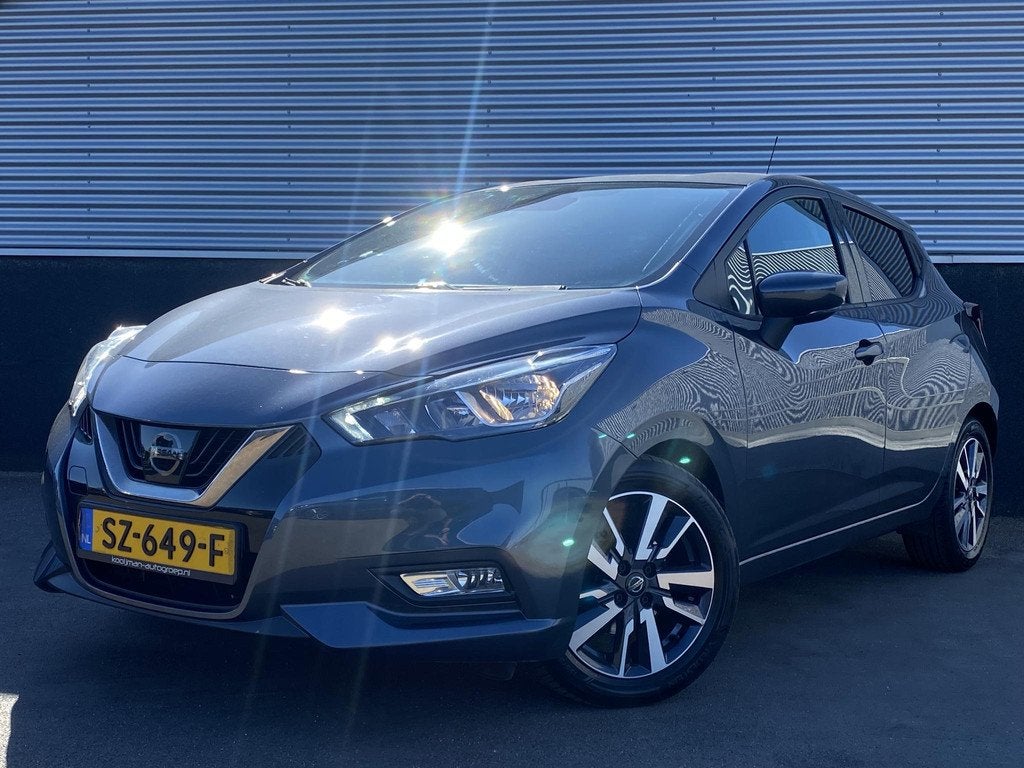 Nissan Micra 0.9 IG-T N-Connecta Navigatie, parkeersensoren, Auto's, Nissan, Voorwielaandrijving, 898 cc, Stof, Euro 6