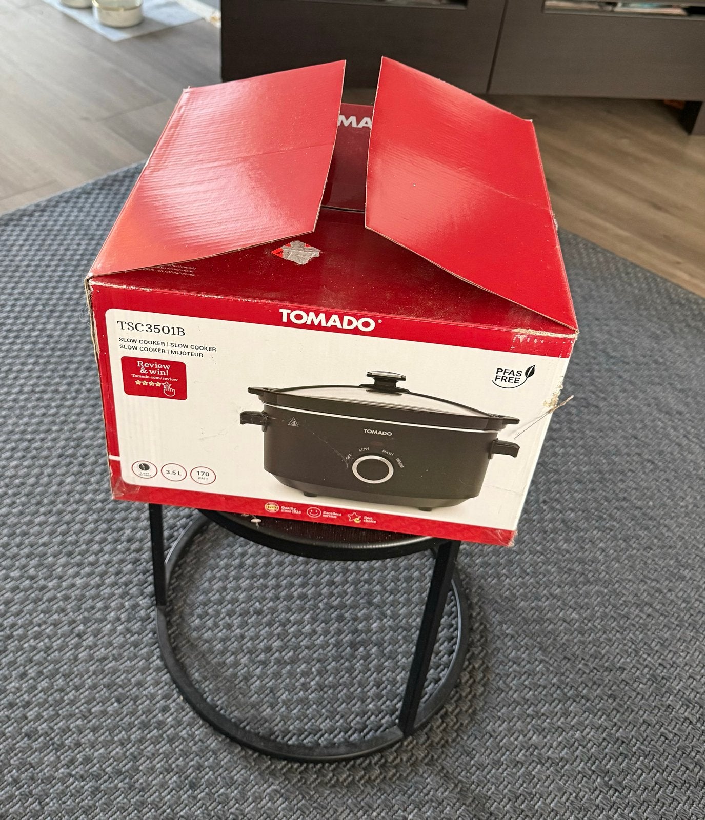 TOMADO TSC3501B Slowcooker - Nieuw in doos, Ophalen, Nieuw