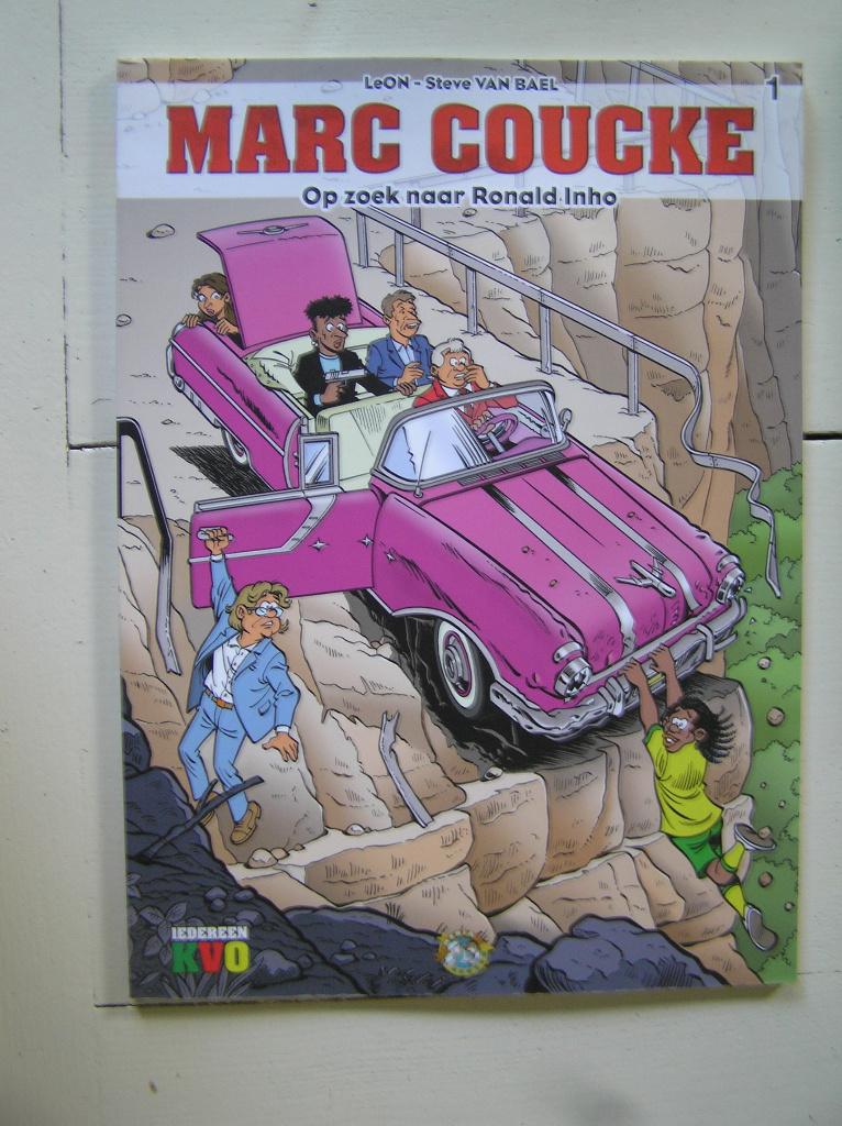 Marc Coucke. 1. Op zoek naar Ronald Inho., Eén stripboek, Ophalen of Verzenden, Nieuw