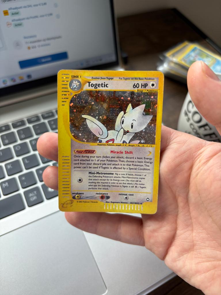 Togetic Holo Aquapolis (H27/H32), Ophalen, Gebruikt, Losse kaart, Foil