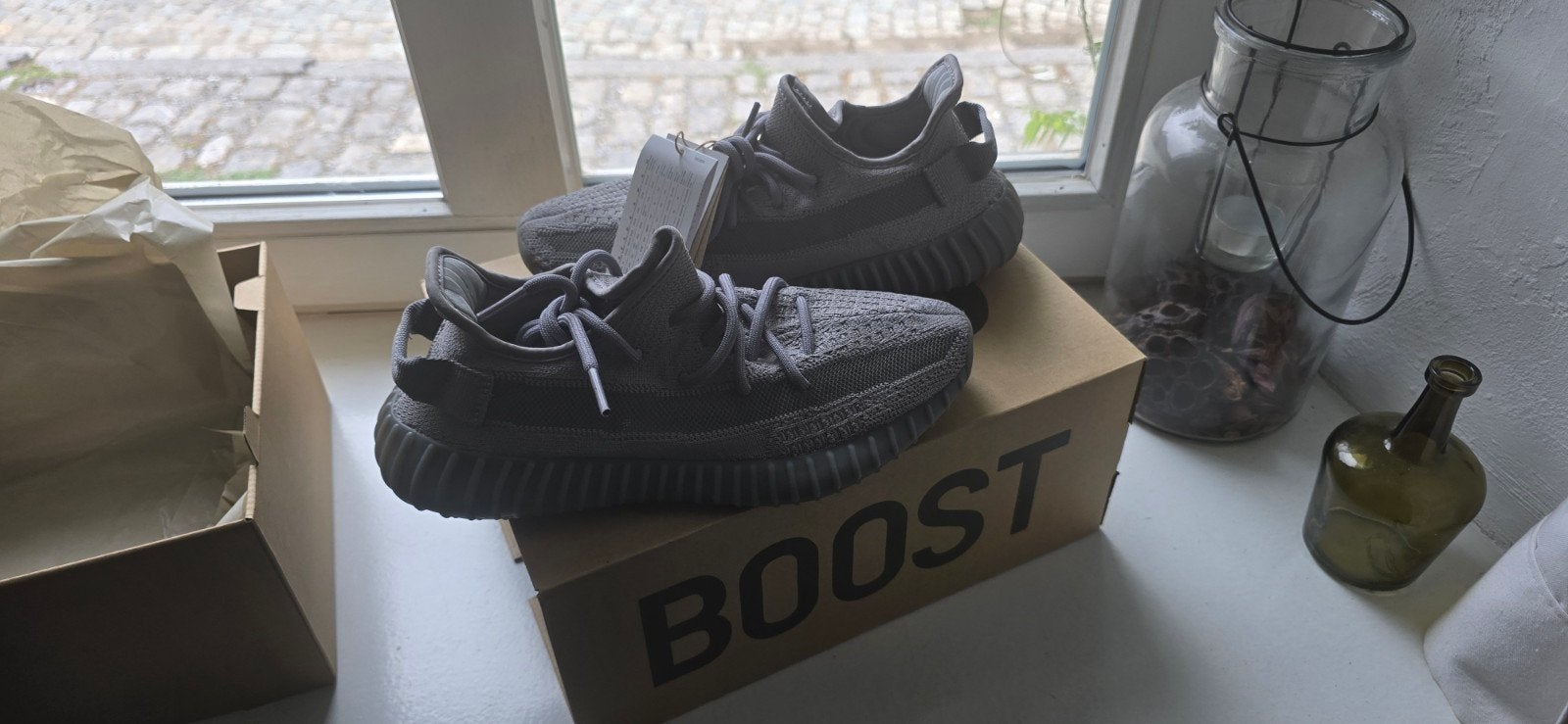 Adidas Yeezy Boost 350 V2 Steel Grey - Maat 39 1/3, Ophalen, Nieuw, Overige kleuren