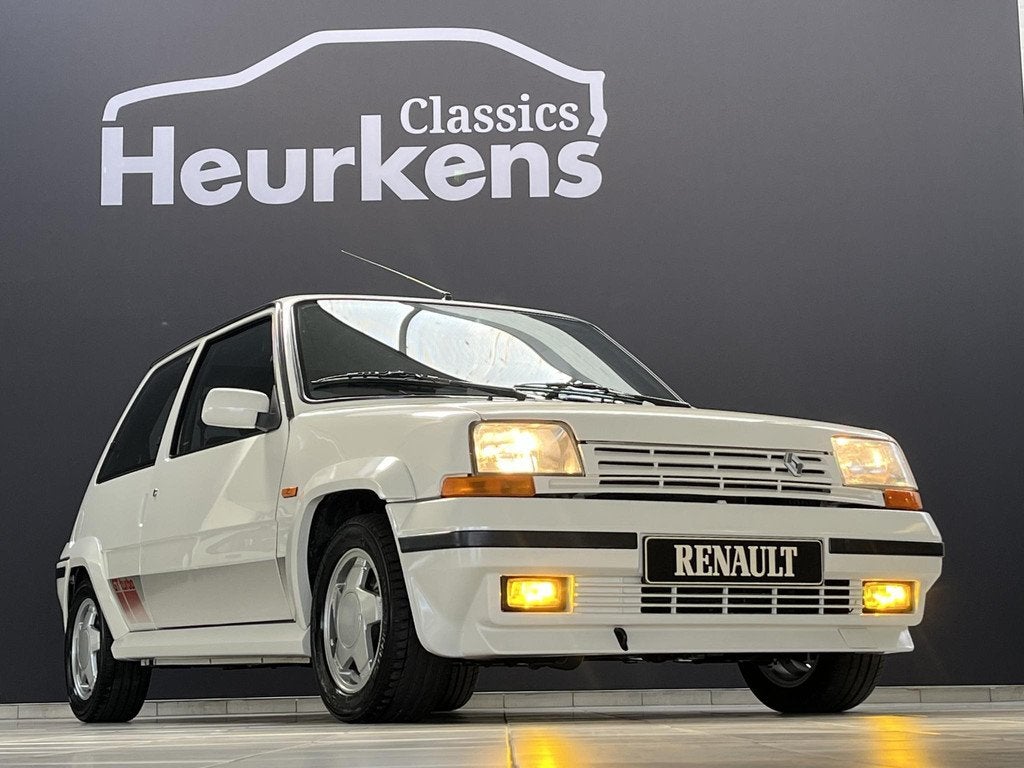 Renault 5 1.4 GT Turbo | Nieuwstaat |, Auto's, Stof, Gebruikt, 4 cilinders, Wit