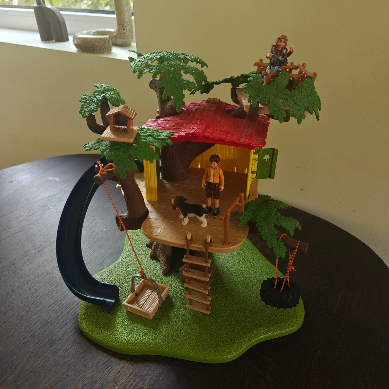Schleich Boomhut - Incompleet, maar nog steeds leuk!, Ophalen of Verzenden, Gebruikt, Jongen of Meisje