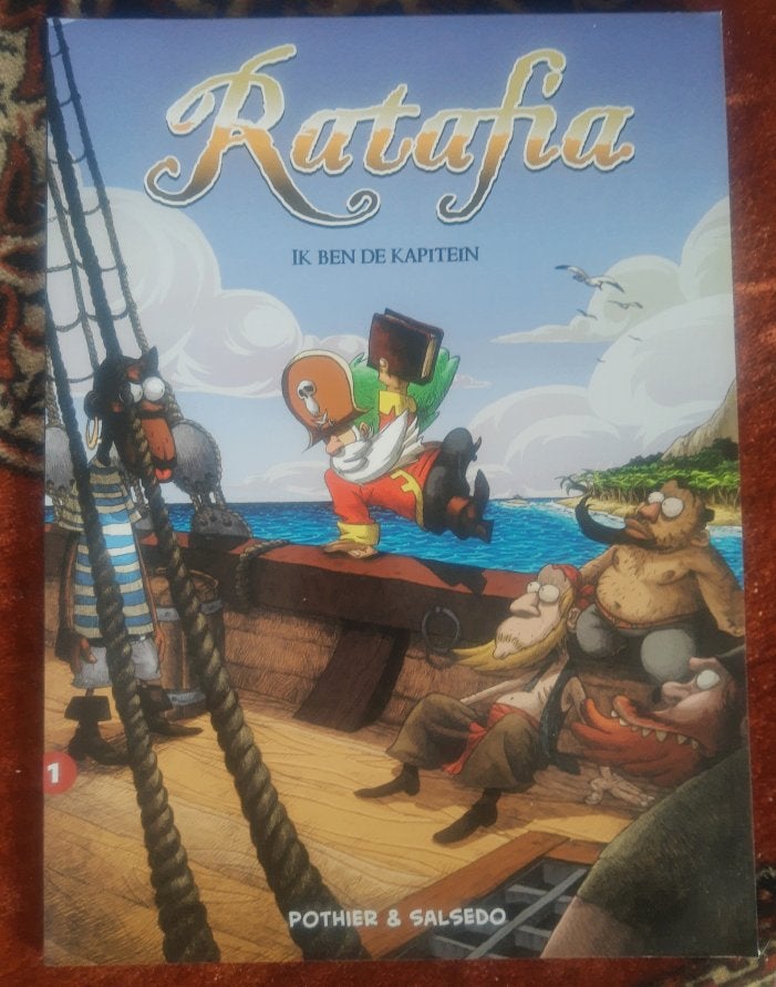 Ratafia - Ik ben de kapitein / Salsedo / Bee Dee uitgave, Eén stripboek, Verzenden, Zo goed als nieuw