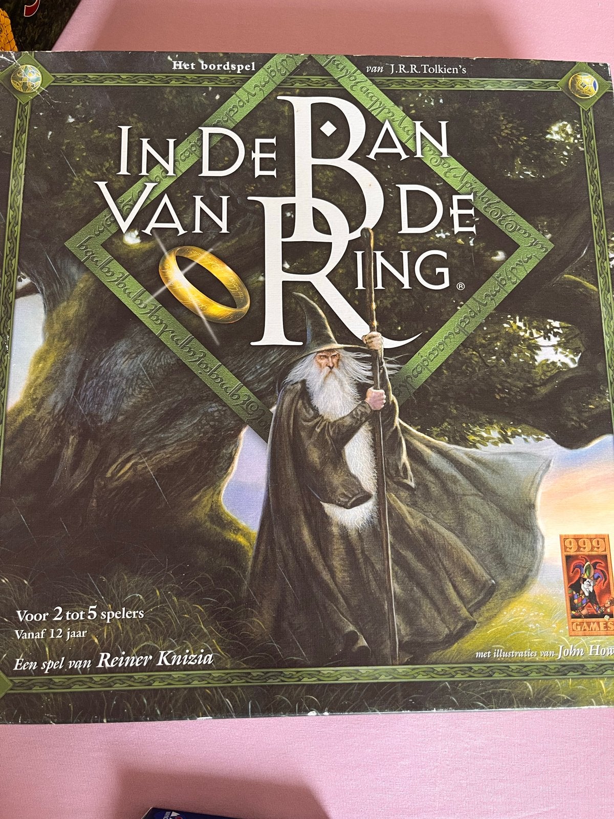 In de Ban van de Ring - Het Bordspel, Hobby en Vrije tijd, Gezelschapsspellen | Bordspellen, Drie of vier spelers, Ophalen of Verzenden