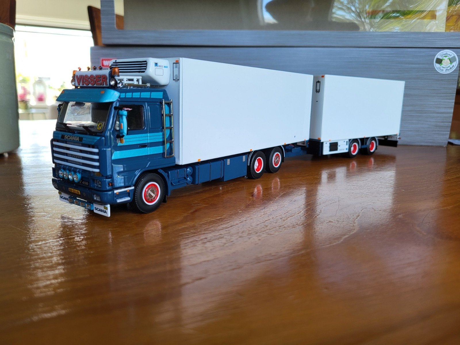 WSI Visser Maasdijk scania streamline, Hobby en Vrije tijd, Modelauto's | 1:50, Ophalen of Verzenden, Zo goed als nieuw, Bus of Vrachtwagen