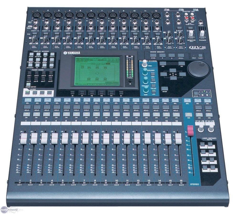 Yamaha OIV 96 Digitale Mengtafel - Professionele Mixer, Muziek en Instrumenten, Mengpanelen, Ophalen, Gebruikt, 20 kanalen of meer