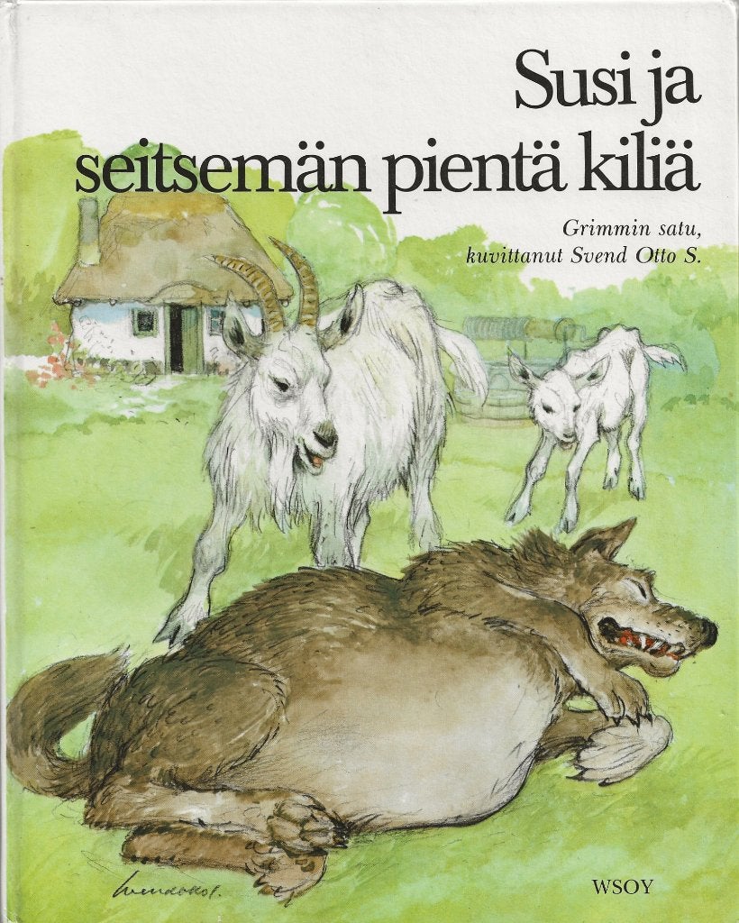 De wolf en de 7 geitjes  - Svend Otto S.  -   finstalig, Ophalen of Verzenden, Gelezen, Fictie algemeen